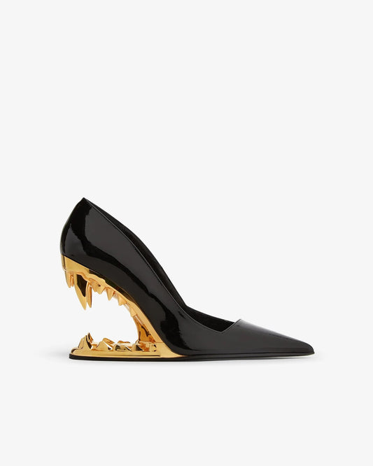Leather Statement Pumps