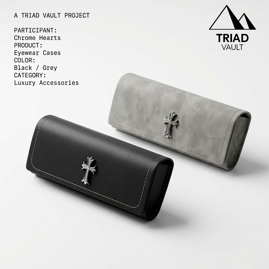 Chrome Hearts glasses + CASE