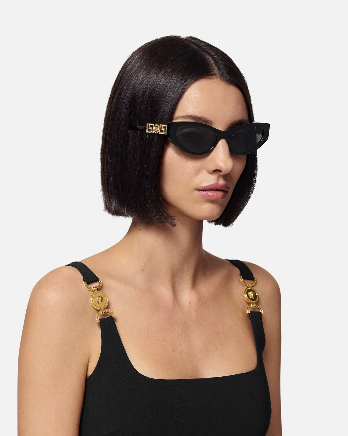 TRIAD Strass Cat-Eye Sunglasses