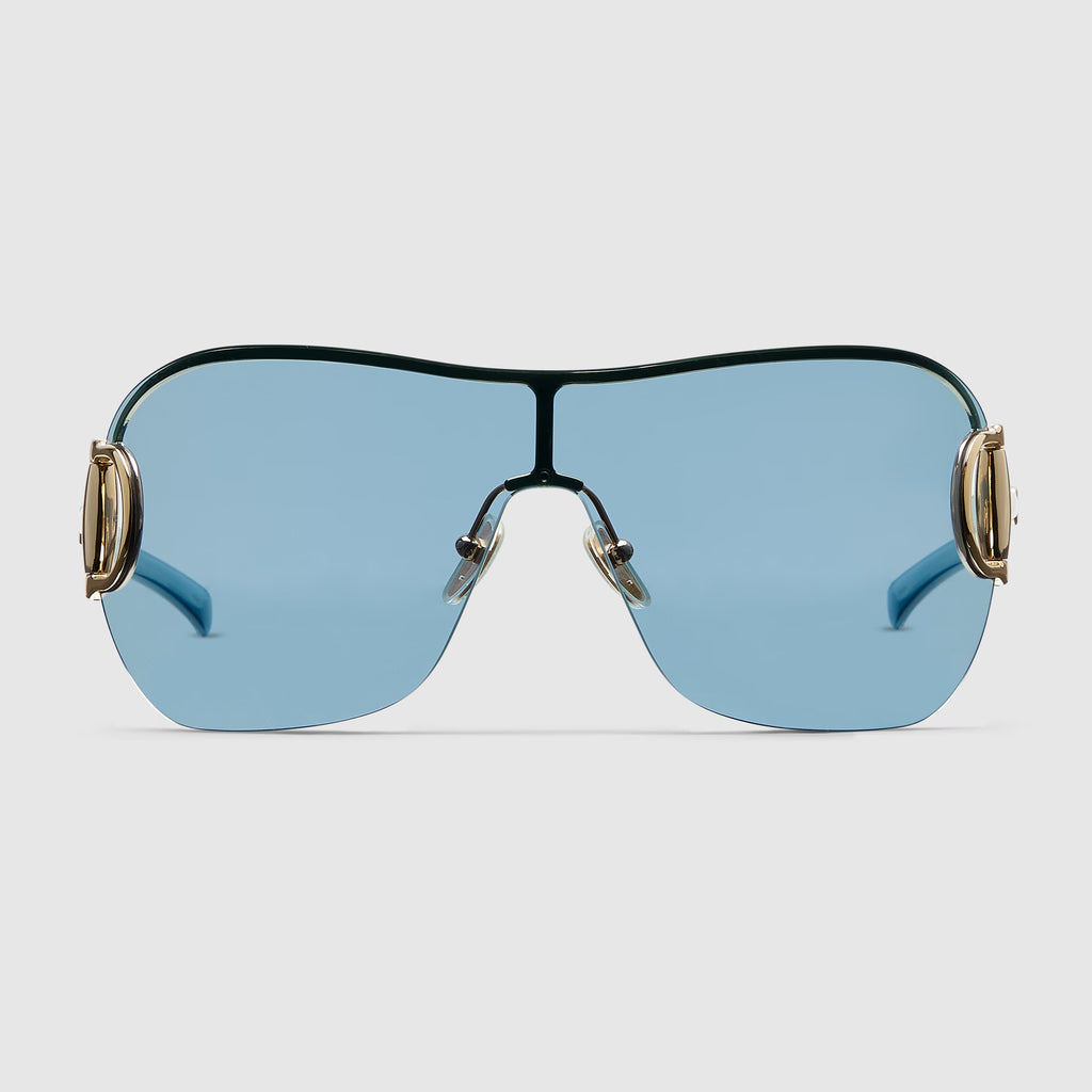 Atelier Rimless Modern Shield Sunglasses