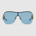 Atelier Rimless Modern Shield Sunglasses