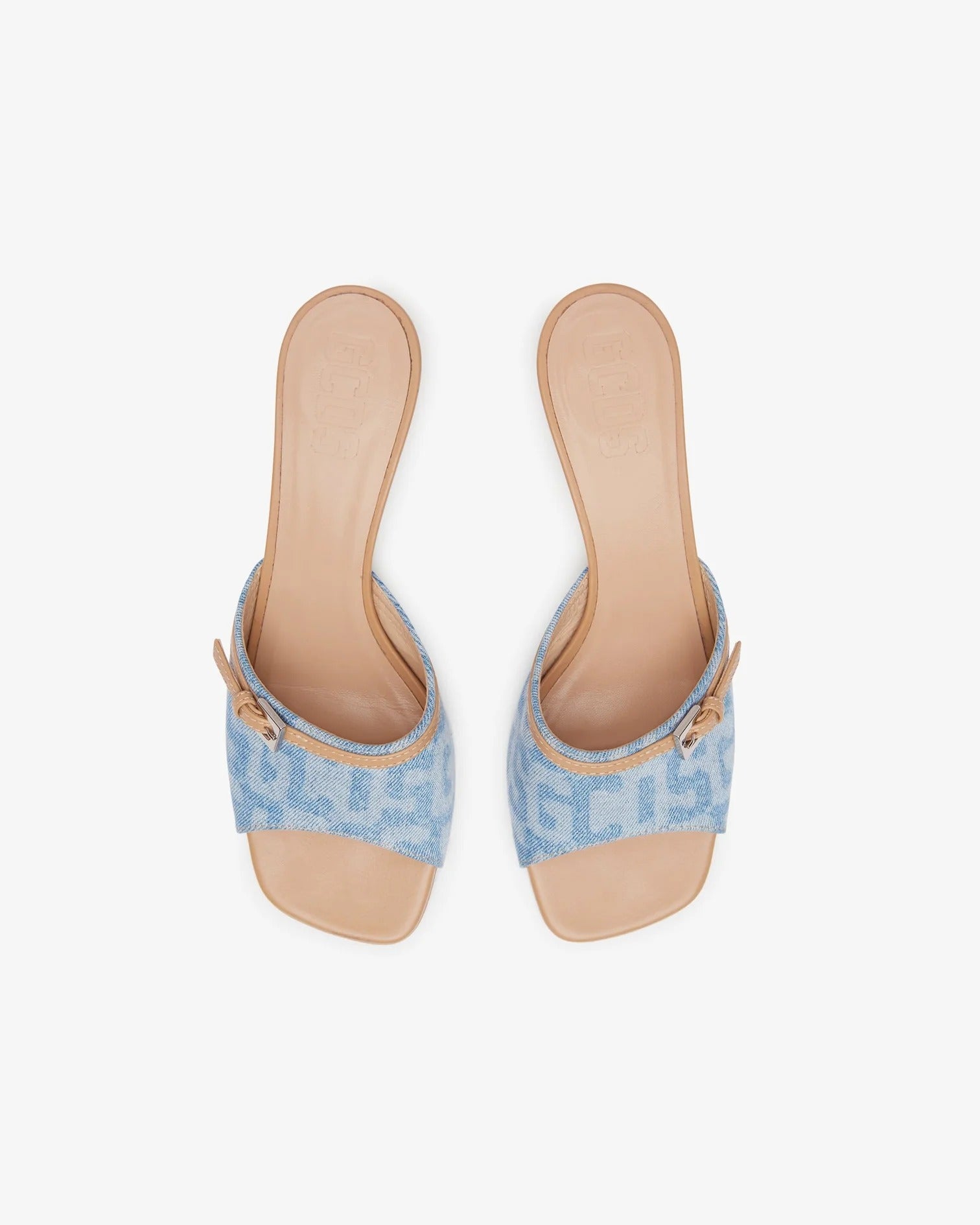 Gcds Monogram Logo Chain Sandals