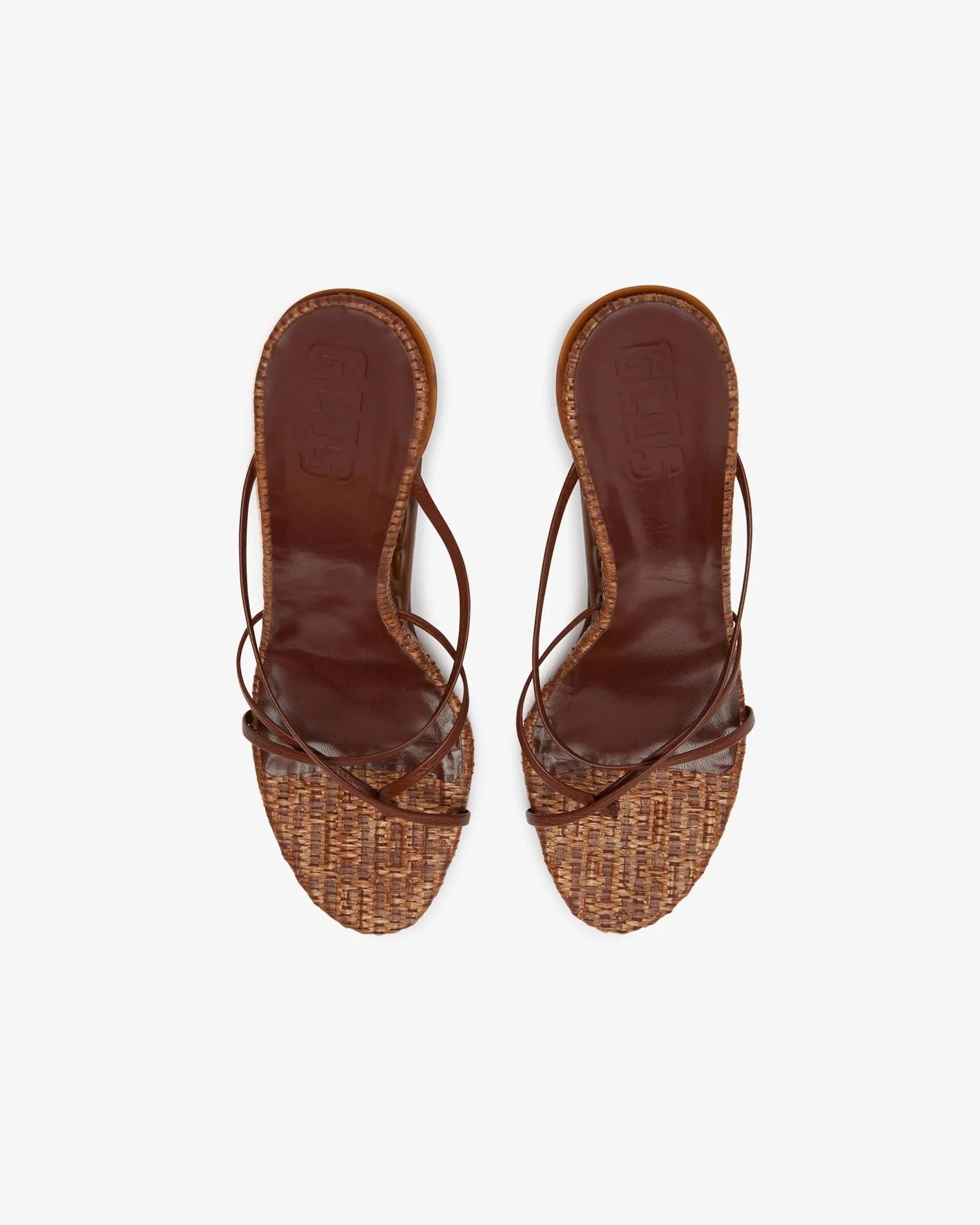 Raphia Morso Thong Sandals