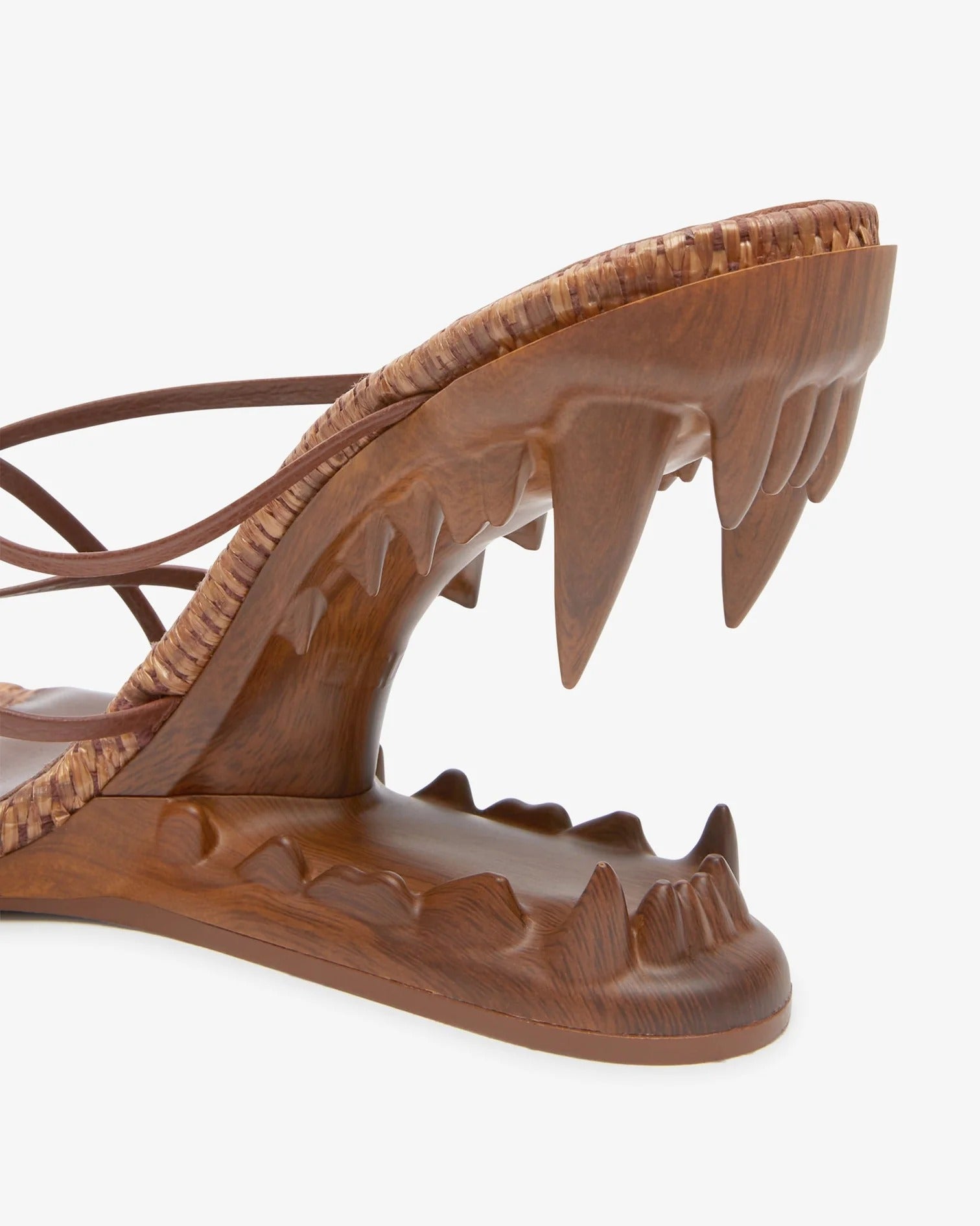 Raphia Morso Thong Sandals