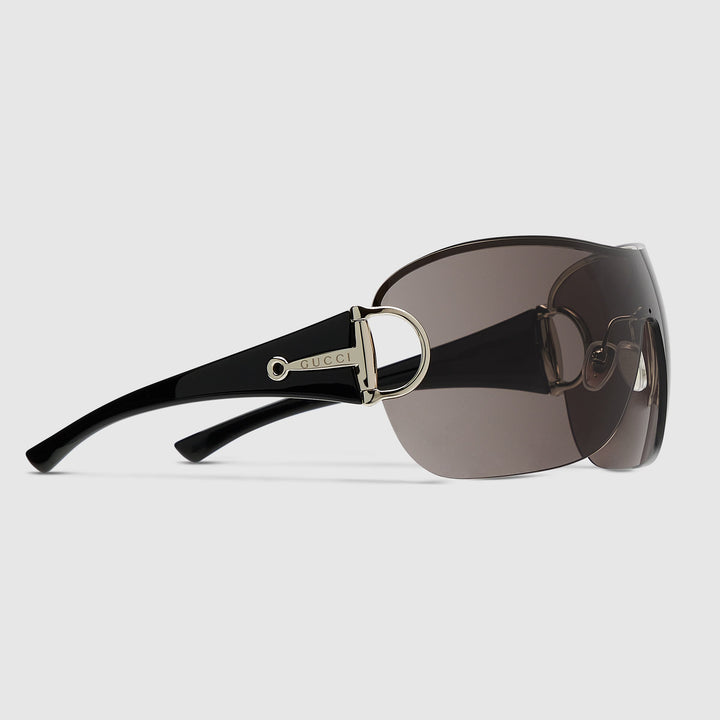 Futuristic Rimless Shield Sunglasses